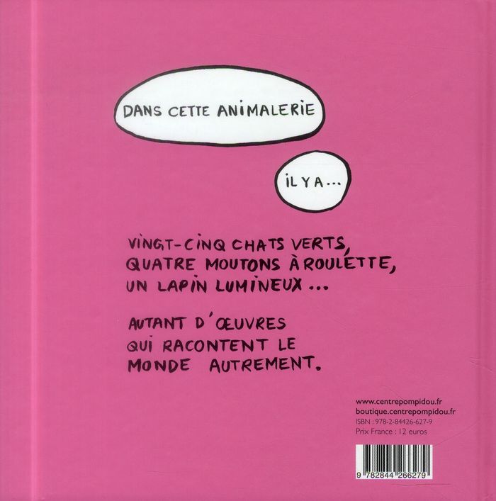 Quatrième de couverture de « UNE ANIMALERIE »