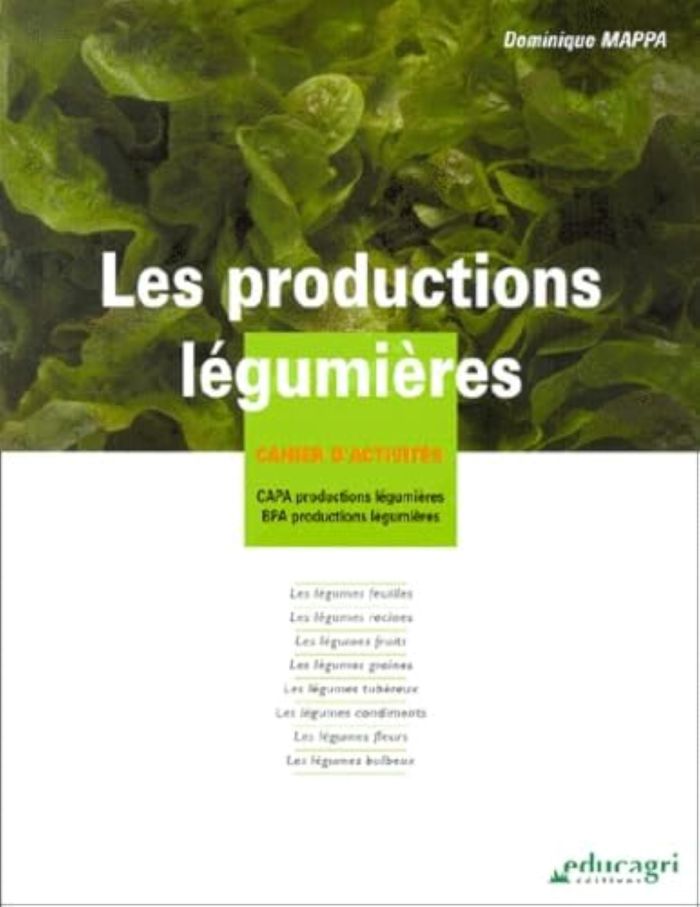 Couverture du livre « PRODUCTIONS LEGUMIERES (LES) » de Mappa, librairie Les Contes Infusés à Corte