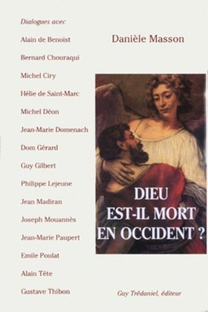 Couverture du livre « DIEU EST-IL MORT EN OCCIDENT ? » de Daniele Masson, librairie Les Contes Infusés à Corte