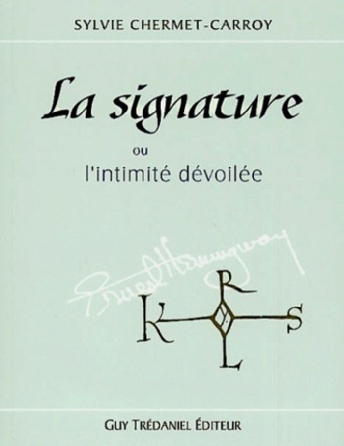 Couverture du livre « LA SIGNATURE - OU L'INTIMITE DEVOILEE », librairie Les Contes Infusés à Corte