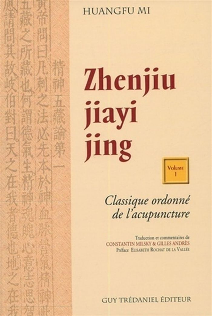 Couverture du livre « ZHENJIU JIAYI JING - 2 VOLUMES » de Huangfu Mi, librairie Les Contes Infusés à Corte
