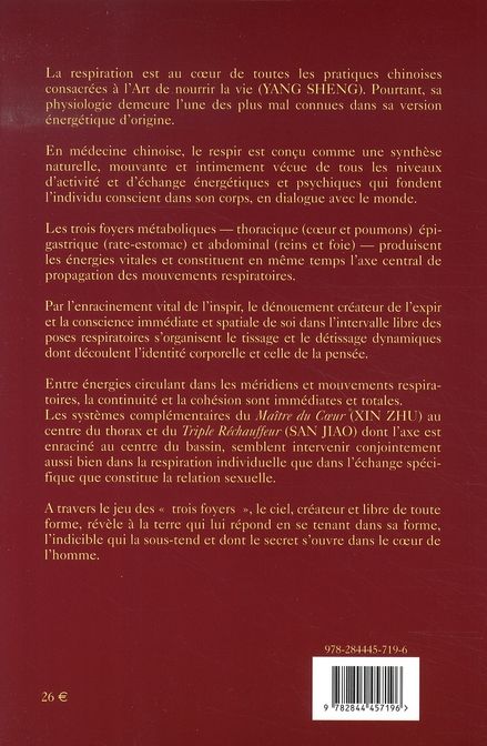 Quatrième de couverture de « EMERGENCE ET IMMERSION DU SOUFFLE ET DU DESIR - LA RESPIRATION ET LA SEXUALITE COMME SYNTHESE DYNAMI »