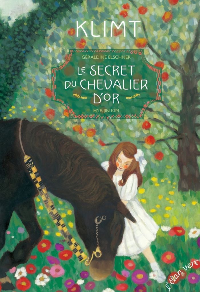Couverture du livre « Le secret du chevalier d'or : Klimt » de Géraldine Elschner, librairie Les Contes Infusés à Corte