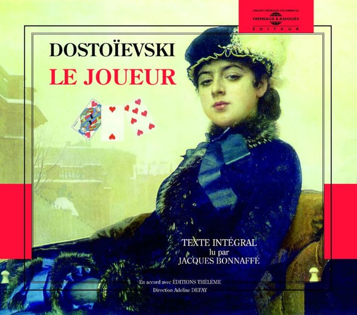 Couverture du livre « LE JOUEUR LU PAR JACQUES BONNAFFE » de Dostoievski, librairie Les Contes Infusés à Corte