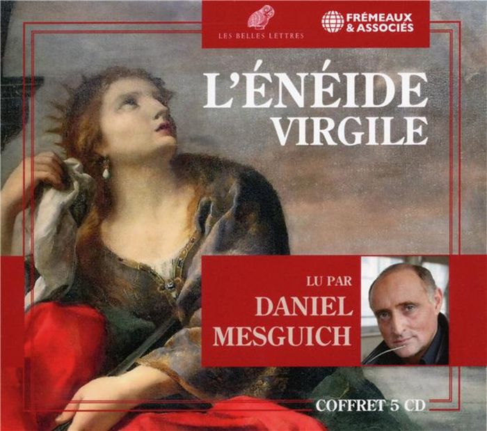 Couverture du livre « L ENEIDE - VIRGILE - LU PAR DANIEL MESGUICH - AUDIO » de Virgile, librairie Les Contes Infusés à Corte