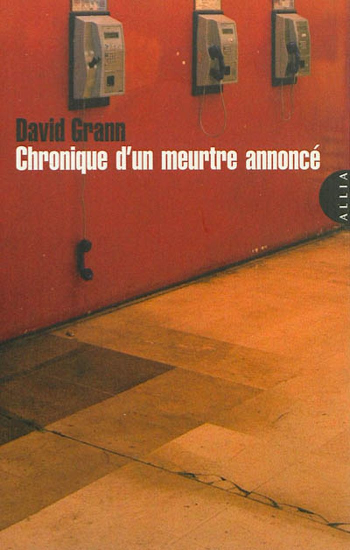 Couverture du livre « Chronique d'un meurtre annoncé », librairie Les Contes Infusés à Corte