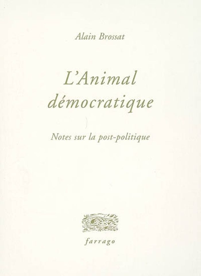 Couverture du livre « L'ANIMAL DEMOCRATIQUE », librairie Les Contes Infusés à Corte