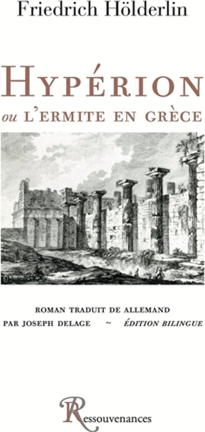 Couverture du livre « HYPERION OU L'ERMITE DE GRECE » de Holderlin-F, librairie Les Contes Infusés à Corte
