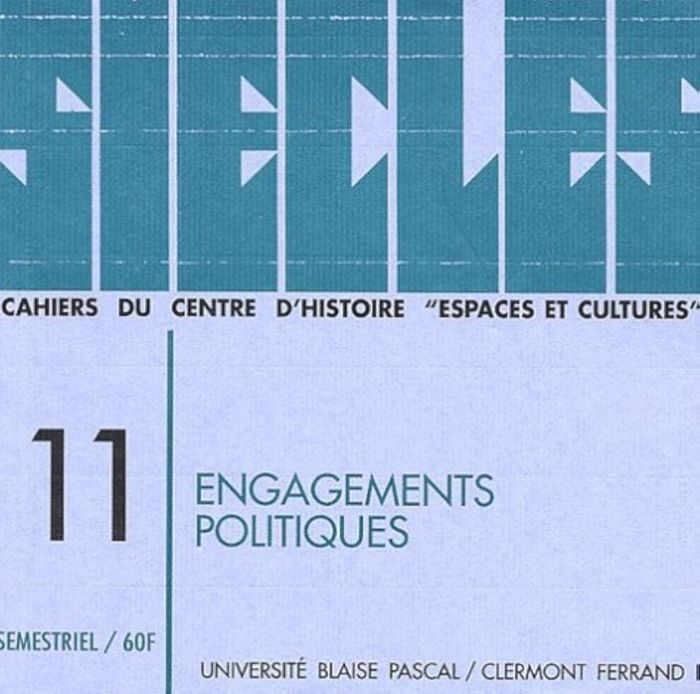 Couverture du livre « SIECLES, N  11/2000. ENGAGEMENTS POLITIQUES » de Xxx, librairie Les Contes Infusés à Corte
