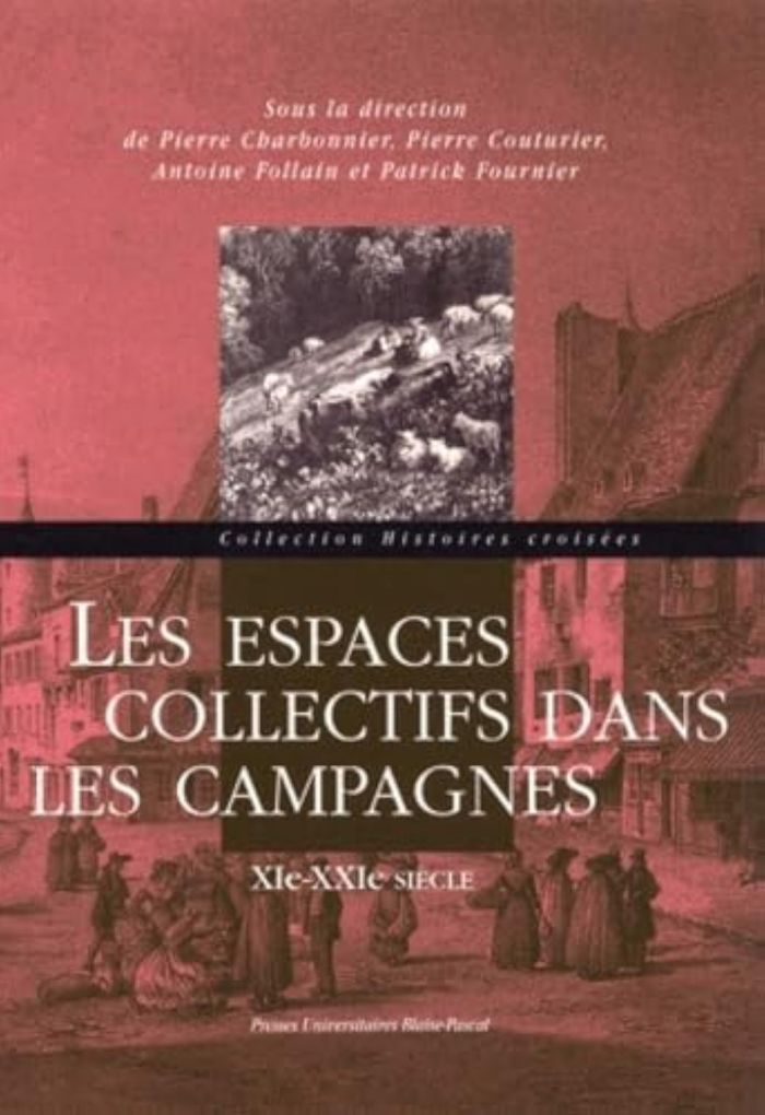 Couverture du livre « ESPACES COLLECTIFS DANS LES CAMPAGNES » de Pierre Charbonnier, librairie Les Contes Infusés à Corte