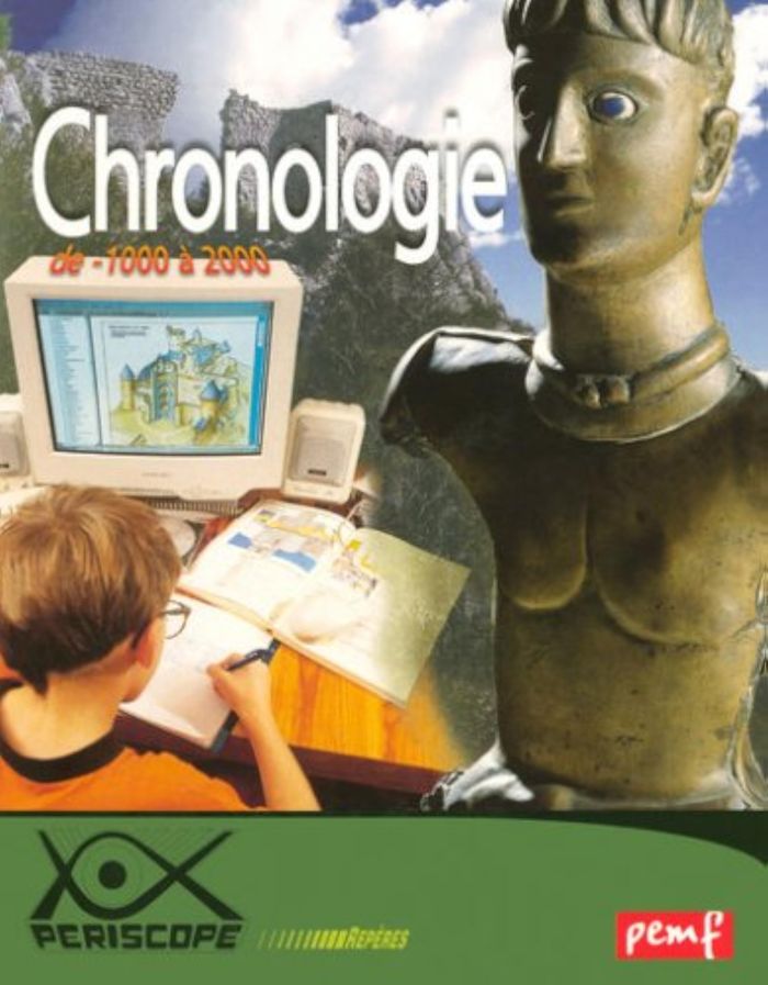 Couverture du livre « CHRONOLOGIE DE -1000 A 2000 », librairie Les Contes Infusés à Corte