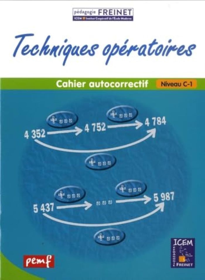 Couverture du livre « CAHIER DE CALCUL CYCLE 3 NIVEAU 2A » de Icem-Pedagogie Frein, librairie Les Contes Infusés à Corte