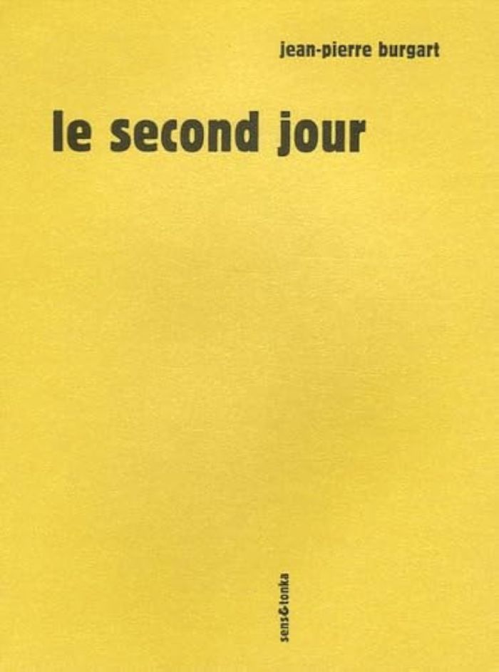 Couverture du livre « LE SECOND JOUR » de Jean-Pierre Burgart, librairie Les Contes Infusés à Corte