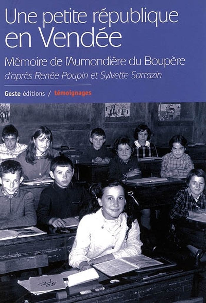 Couverture du livre « UNE PETITE REPUBLIQUE EN VENDEE » de L'Aumondiere, librairie Les Contes Infusés à Corte