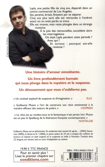 Quatrième de couverture de « Parce que je t'aime : roman »