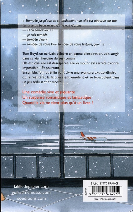 Quatrième de couverture de « La fille de papier : roman »