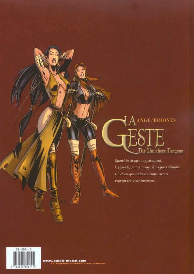 Quatrième de couverture de « LA GESTE DES CHEVALIERS DRAGONS T02 - AKANAH - VOL02 »