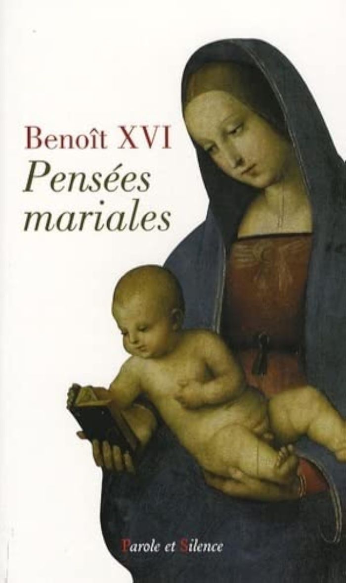 Couverture du livre « PENSEES MARIALES » de Xvi Benoit, librairie Les Contes Infusés à Corte