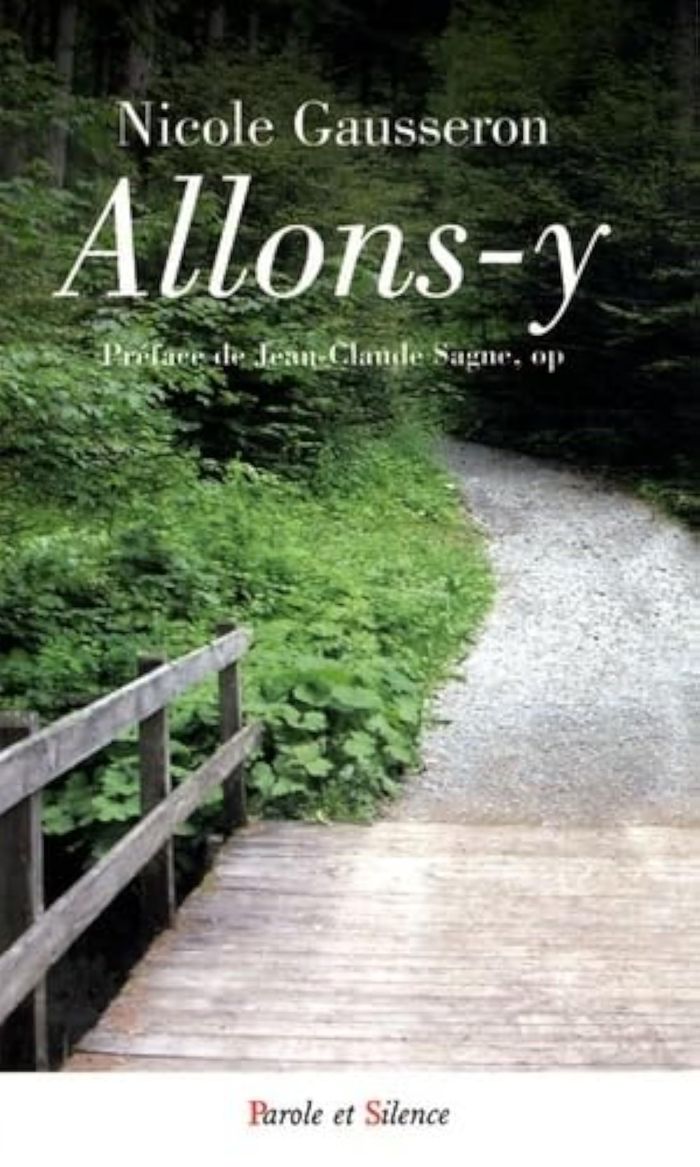 Couverture du livre « ALLONS Y » de Nicole Gausseron, librairie Les Contes Infusés à Corte