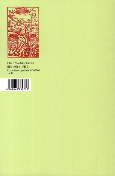 Quatrième de couverture de « RESURRECTION 138-139 »