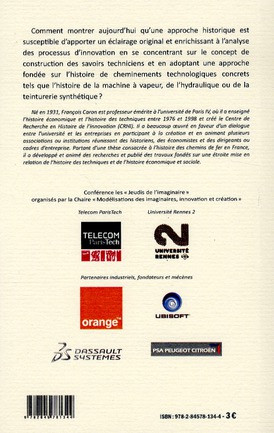 Quatrième de couverture de « LES VOIES DE L'INNOVATION : LES LECONS DE L'HISTOIRE »