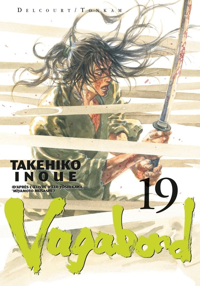 Couverture du livre « Vagabond » de Takehiko Inoue, librairie Les Contes Infusés à Corte