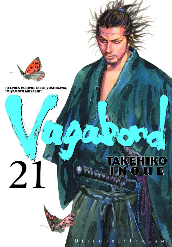 Couverture du livre « Vagabond » de Takehiko Inoue, librairie Les Contes Infusés à Corte