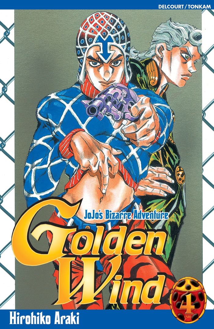 Couverture du livre « JOJO'S - GOLDEN WIND T04 - VOL04 » de Hirohiko Araki, librairie Les Contes Infusés à Corte