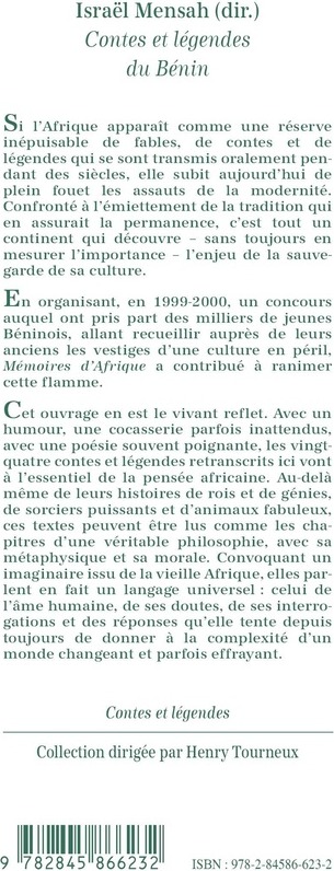 Quatrième de couverture de « CONTES ET LEGENDES DU BENIN »