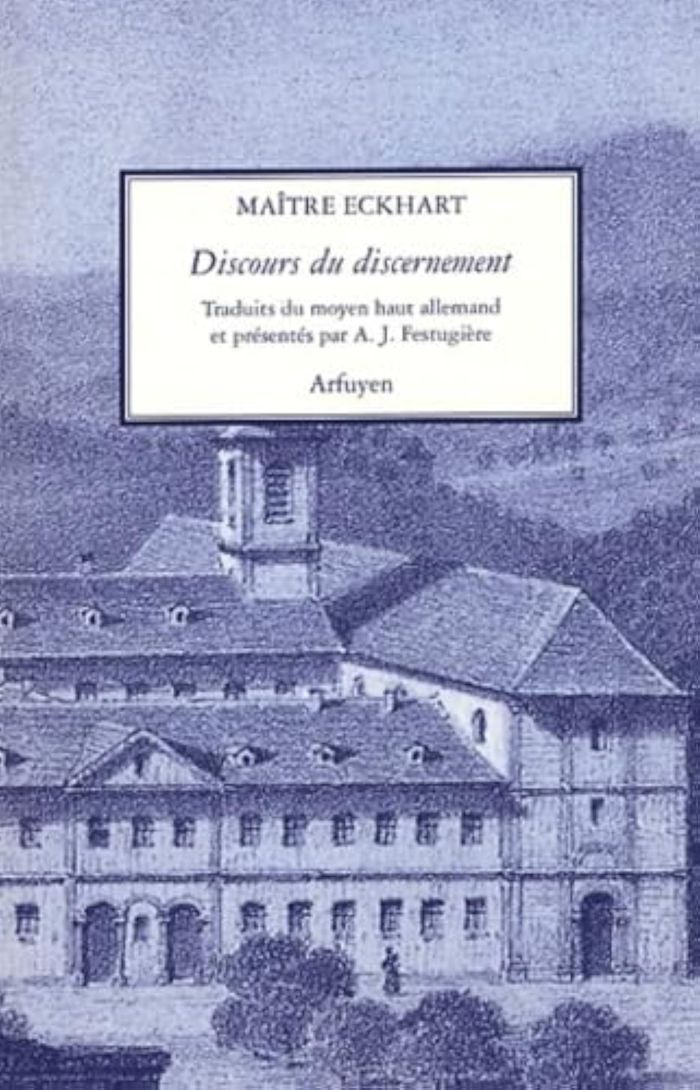 Couverture du livre « DISCOURS DU DISCERNEMENT (LES) » de Eckhart Maitre, librairie Les Contes Infusés à Corte