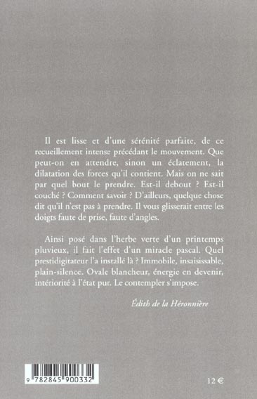 Quatrième de couverture de « GUERRES »