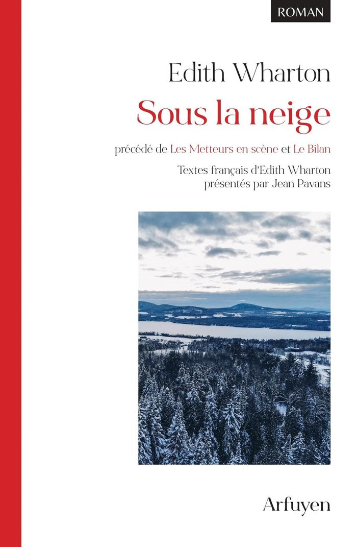 Couverture du livre « Sous la neige » de Edith Wharton, librairie Les Contes Infusés à Corte