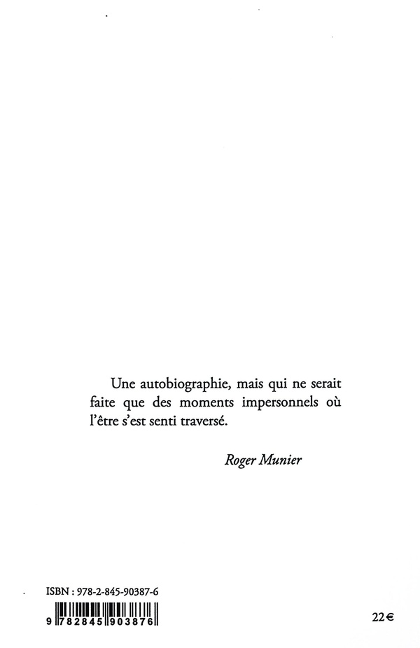 Quatrième de couverture de « La Voix de l'érable : Opus incertum VII : mars 1995 - septembre 1997 »
