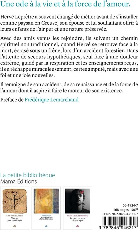 Quatrième de couverture de « Quand la souffrance devient lumière »