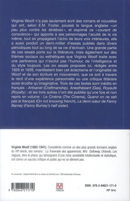 Quatrième de couverture de « Le cinéma : & autres essais »