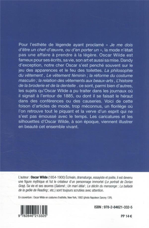 Quatrième de couverture de « Articles de mode »