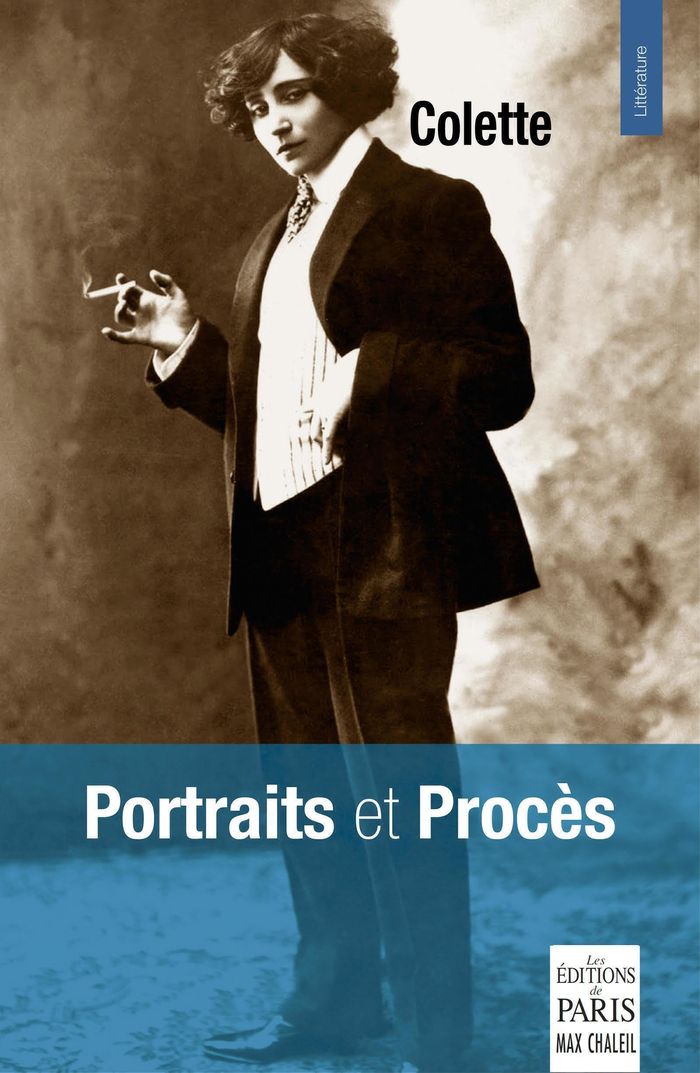 Couverture du livre « Portraits et procès » de Colette, librairie Les Contes Infusés à Corte