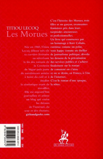 Quatrième de couverture de « Les morues »