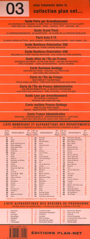 Quatrième de couverture de « *ALLIER*** »