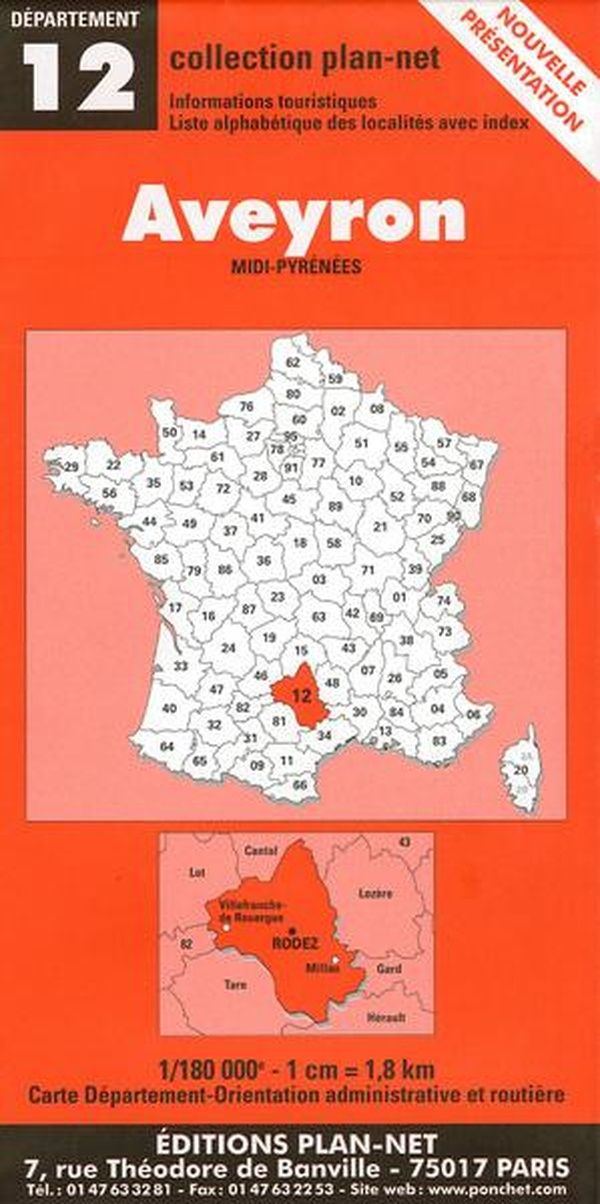 Couverture du livre « **AVEYRON** » de Xxx, librairie Les Contes Infusés à Corte