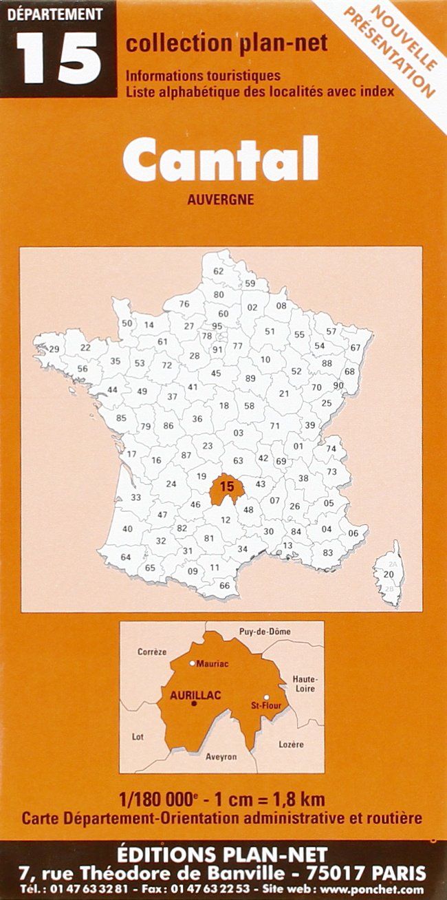 Couverture du livre « **CANTAL » de Xxx, librairie Les Contes Infusés à Corte