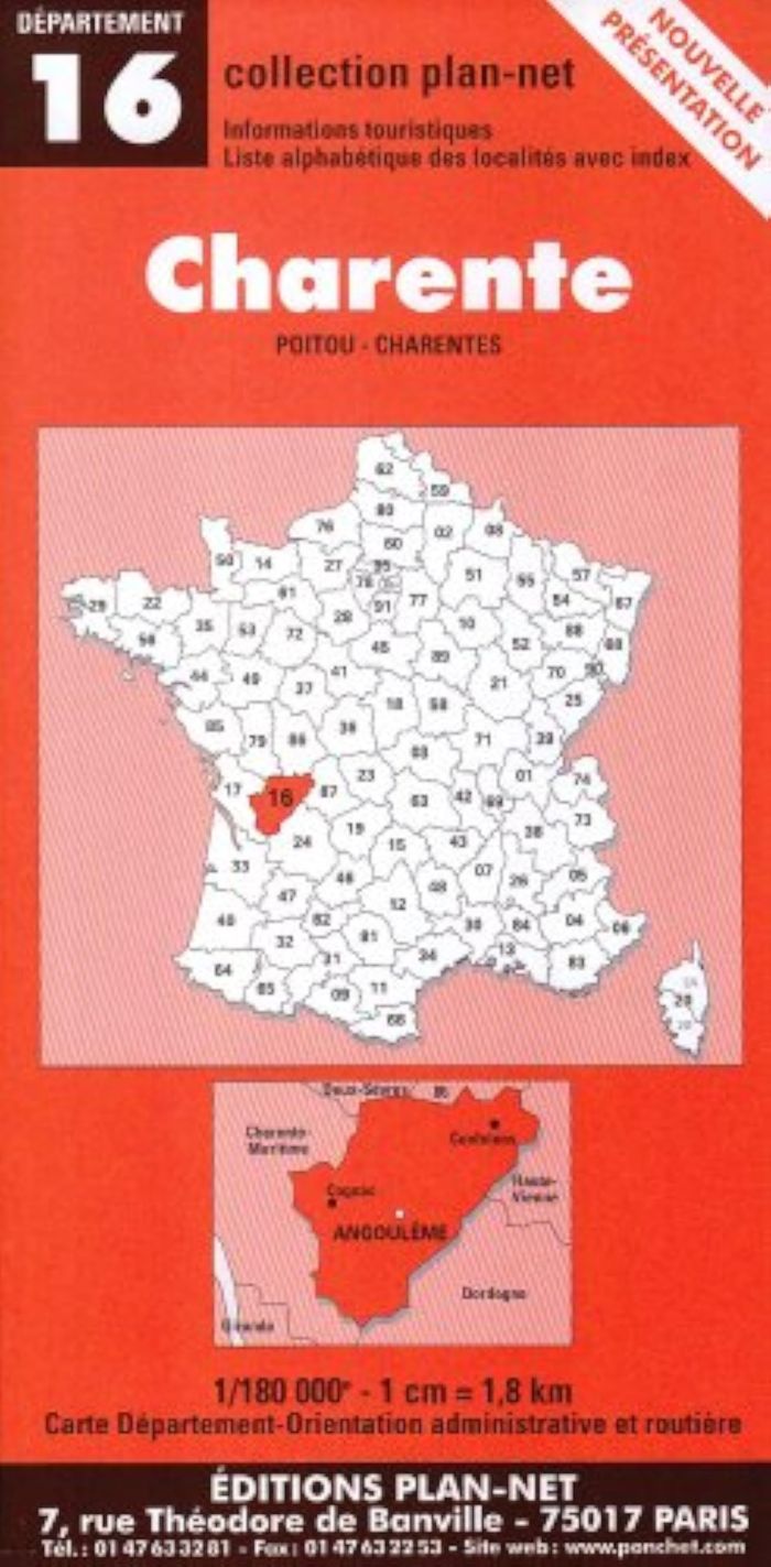 Couverture du livre « CHARENTE » de Xxx, librairie Les Contes Infusés à Corte