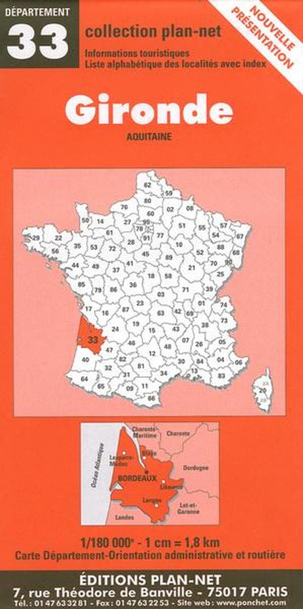 Couverture du livre « **GIRONDE* » de Xxx, librairie Les Contes Infusés à Corte
