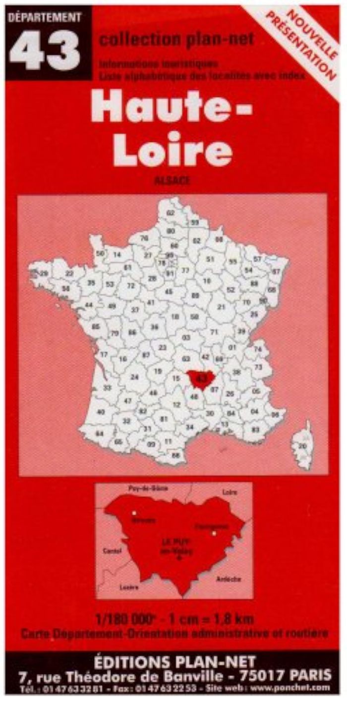 Couverture du livre « **HAUTE LOIRE » de Xxx, librairie Les Contes Infusés à Corte