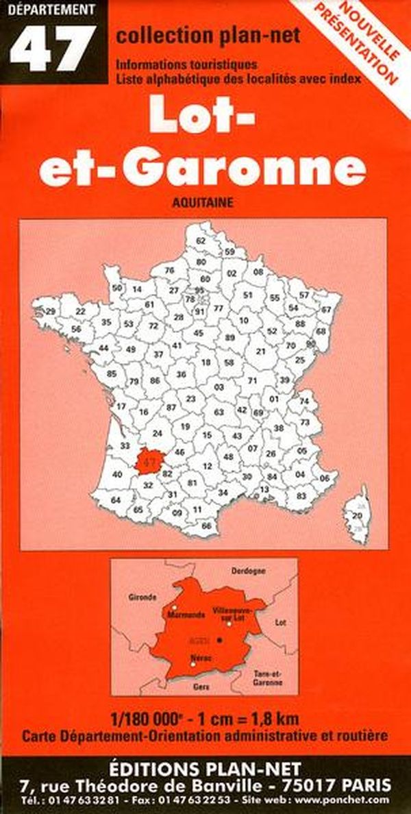 Couverture du livre « **LOT ET GARONNE** » de Xxx, librairie Les Contes Infusés à Corte