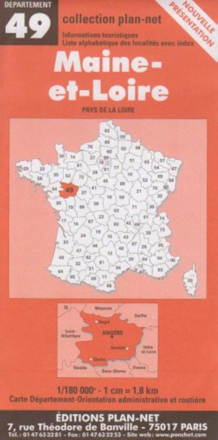 Couverture du livre « MAINE ET LOIRE » de Xxx, librairie Les Contes Infusés à Corte