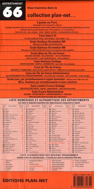 Quatrième de couverture de « **PYRENEES ORIENTALES »