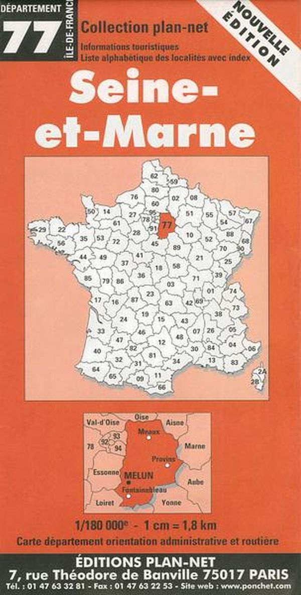 Couverture du livre « **SEINE ET MARNE** » de Xxx, librairie Les Contes Infusés à Corte