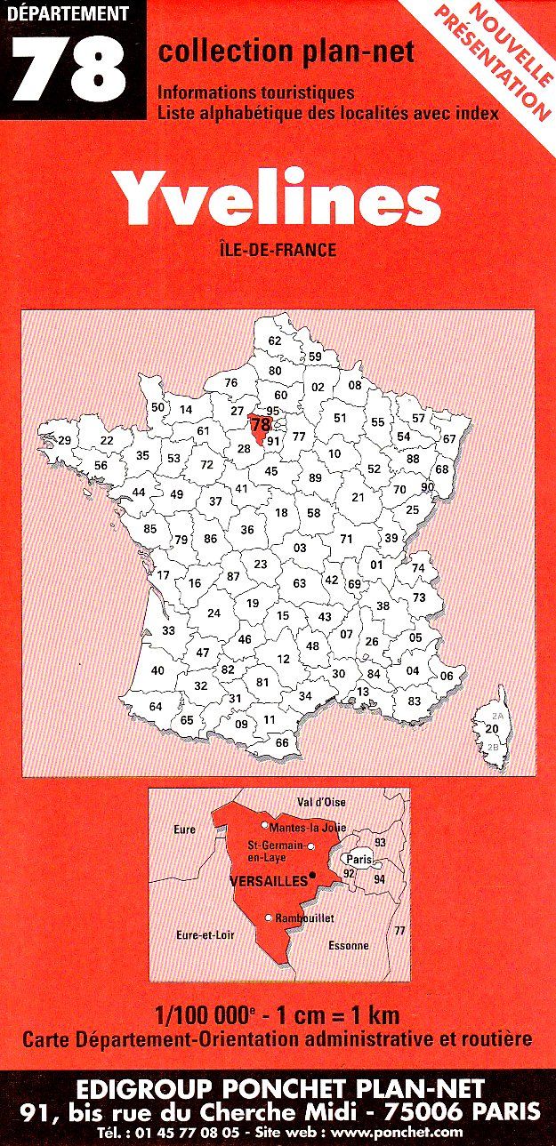 Couverture du livre « **YVELINES** » de Xxx, librairie Les Contes Infusés à Corte