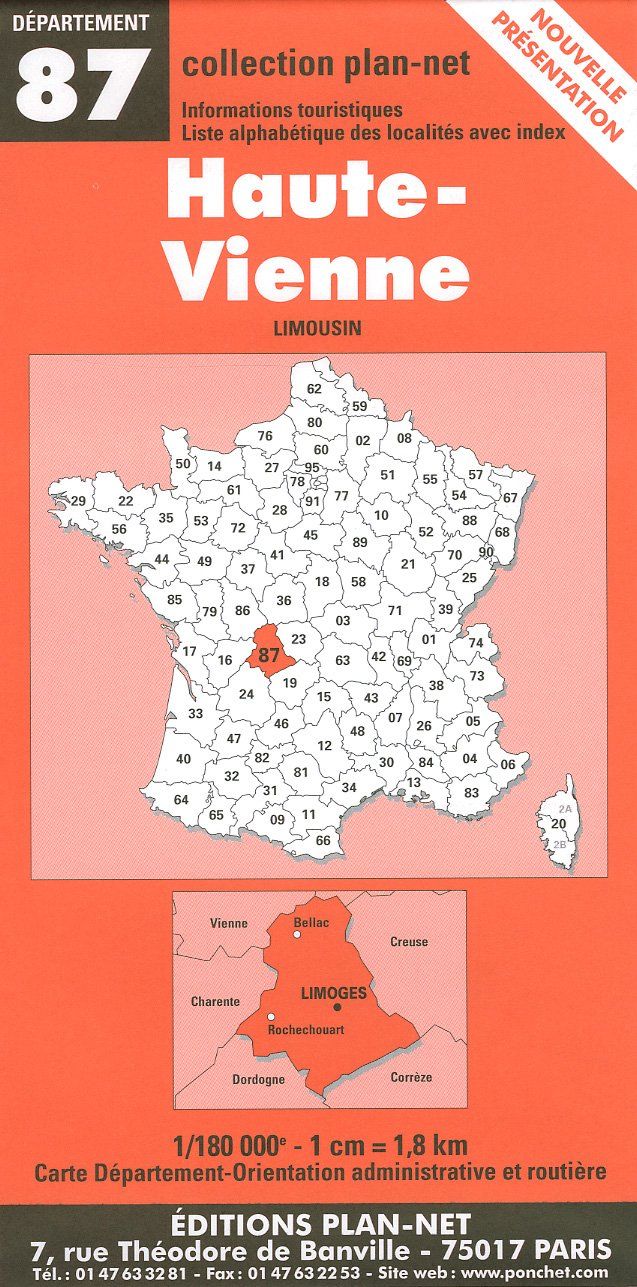 Couverture du livre « HAUTE VIENNE » de Xxx, librairie Les Contes Infusés à Corte